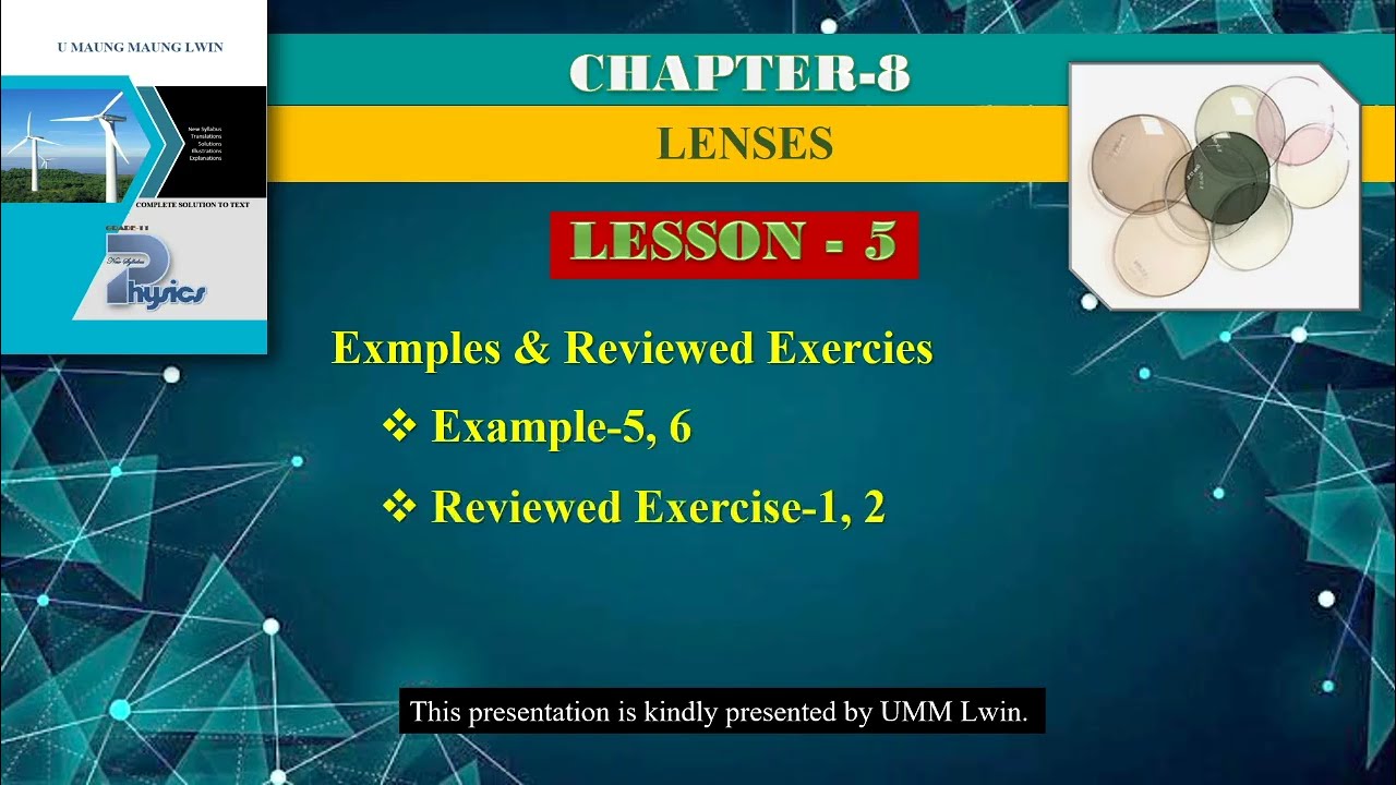 Grade 11 Physics Chapter 8 Lesson 5