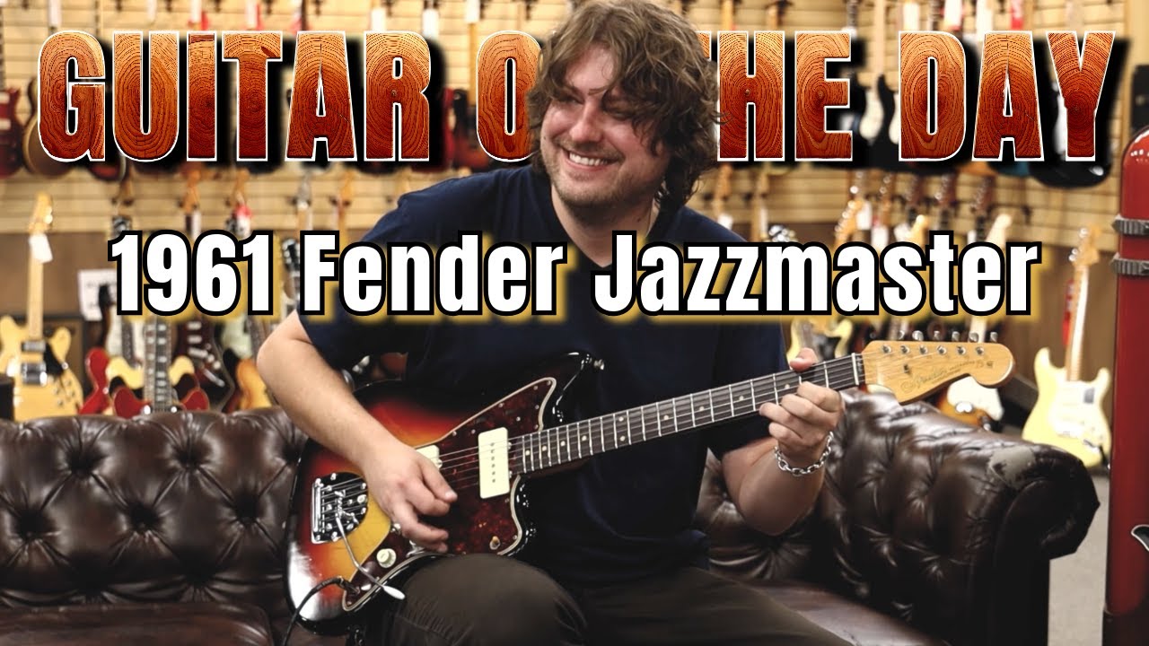 Fender Jazzmaster Sunburst 1961 года | Гитара дня