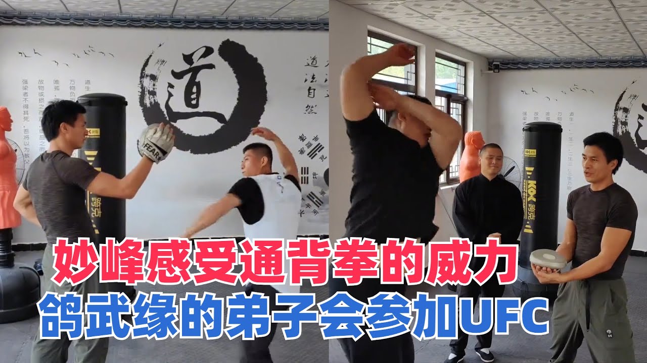 妙峰感受通背拳的威力，鸽武缘的弟子赵洪刚，会去参加UFC的比赛