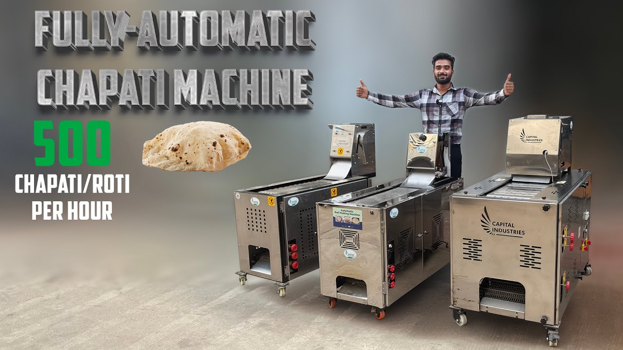 Fully automatic chapati Machine 500 | Live Demo | Capital Industries