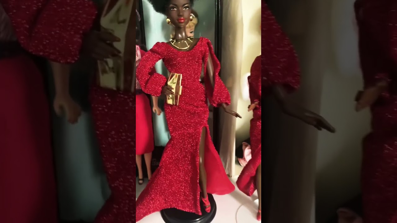 My first black barbie reproduction and 40th anniversary dolls #barbiecollector #barbie #barbiegirl