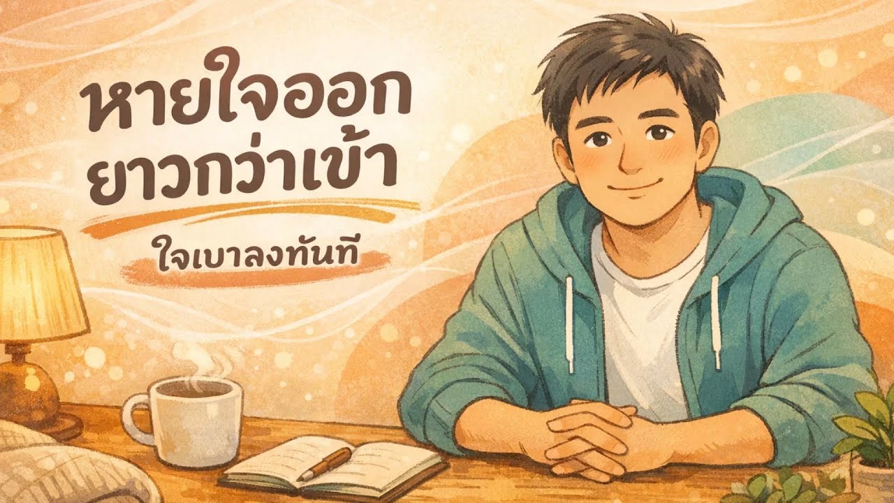 แค่ 10 วินาที หยุดใจตึง ด้วยลมหายใจออกยาวกว่าเข้า
