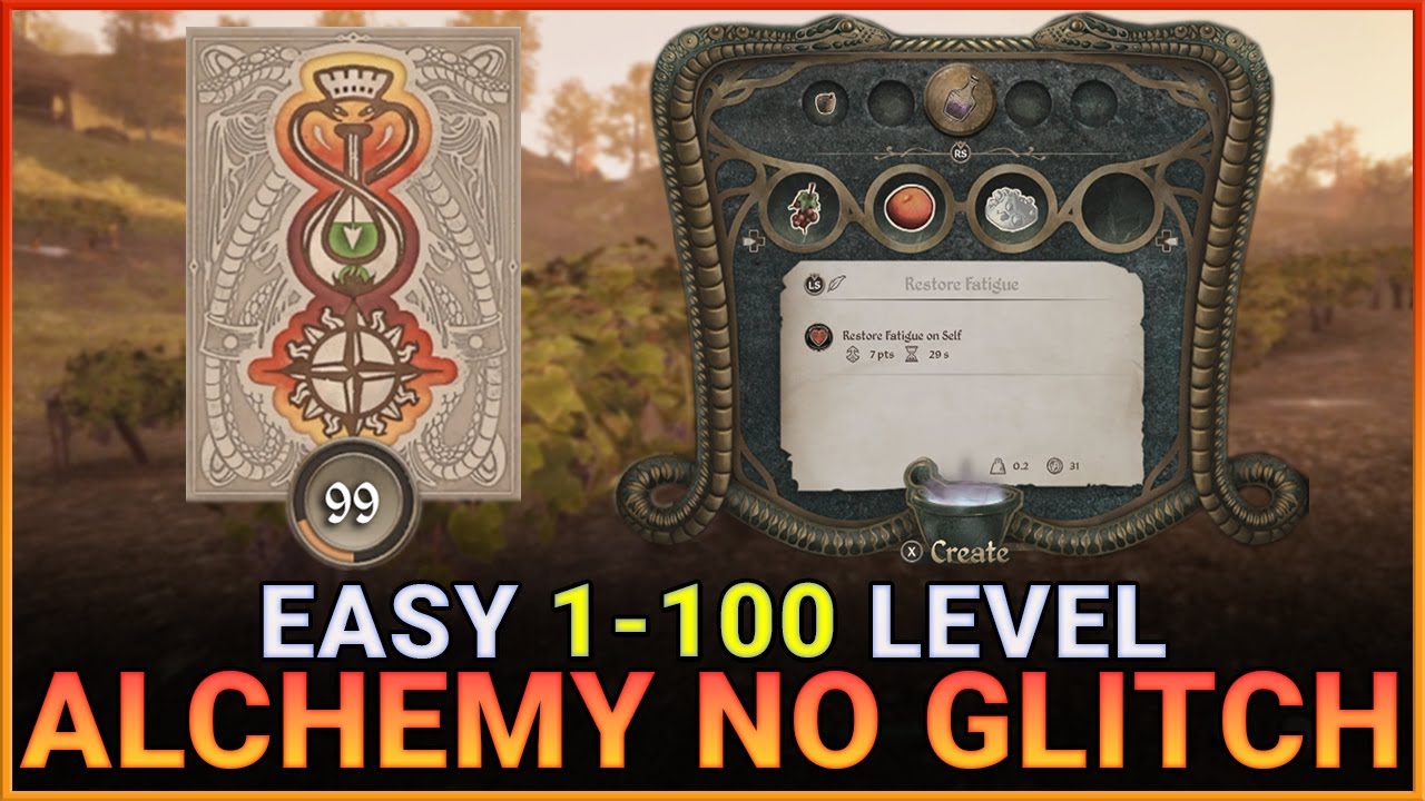 Fastest Way To Level Up ALCHEMY in Oblivion Remastered
