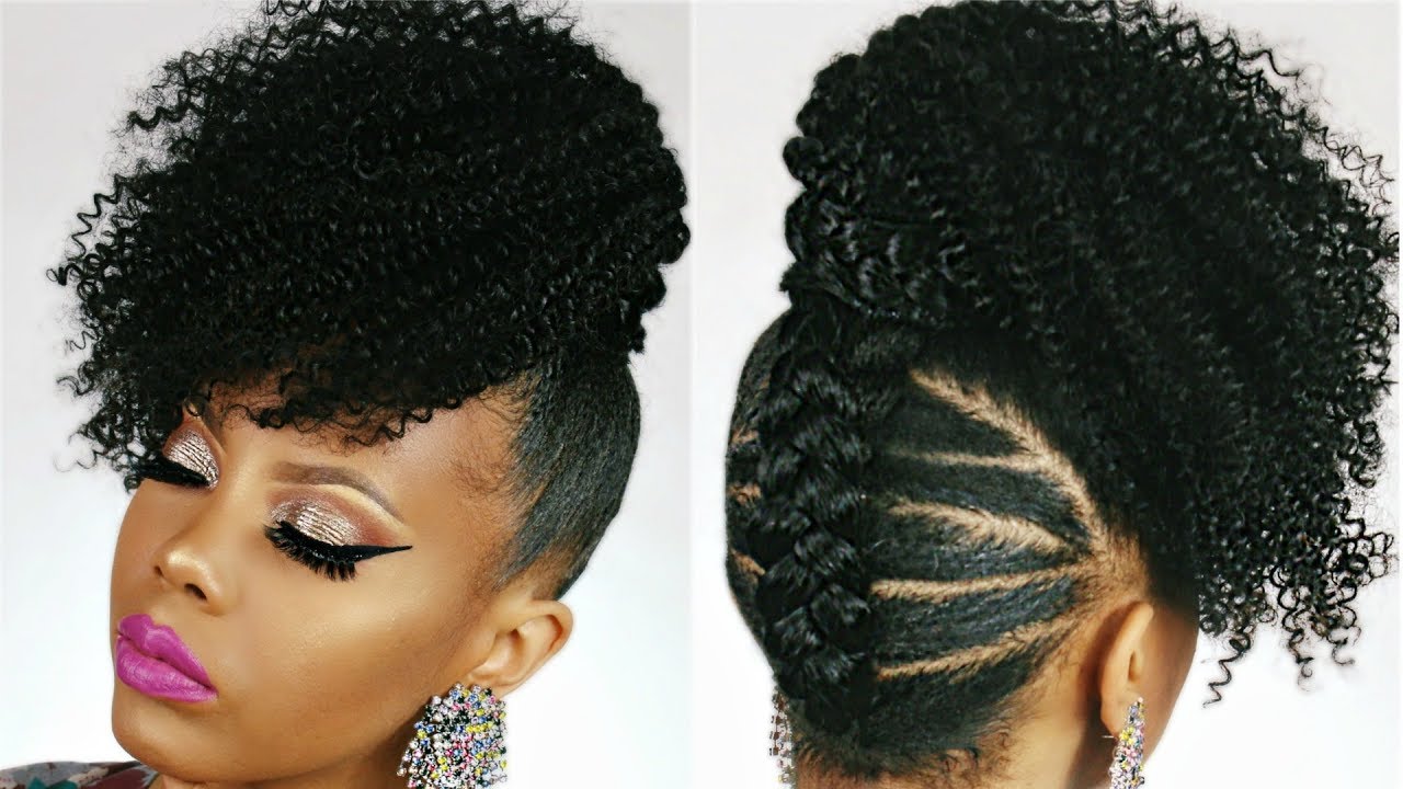HIGH PUFF TUTORIAL W/ NATURAL HAIR CLIPINS  | BETTER THAN BRAIDLESS CROCHET? |HERGIVENHAIR|TASTEPINK