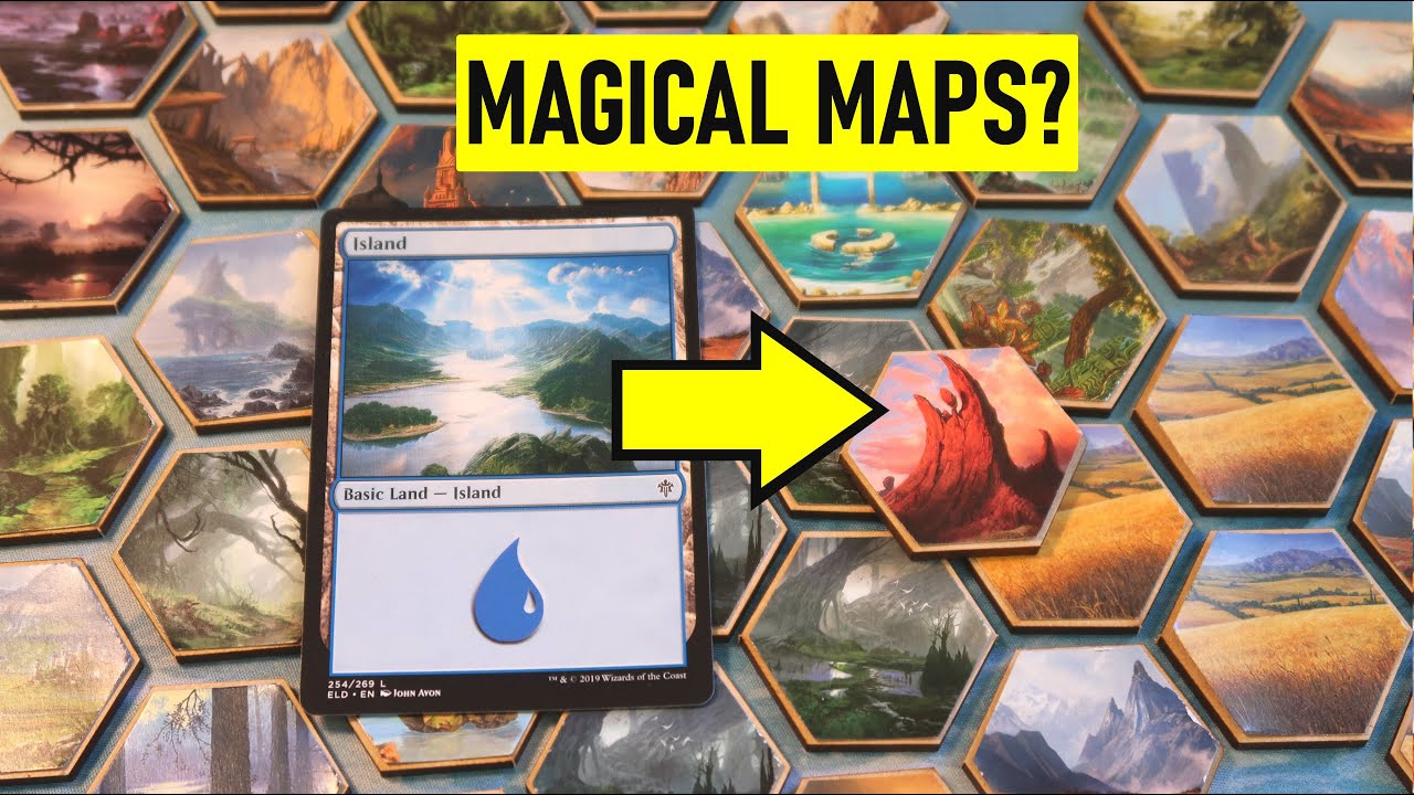 Making DUNGEONS & DRAGONS Maps from MAGIC: THE GATHERING Cards