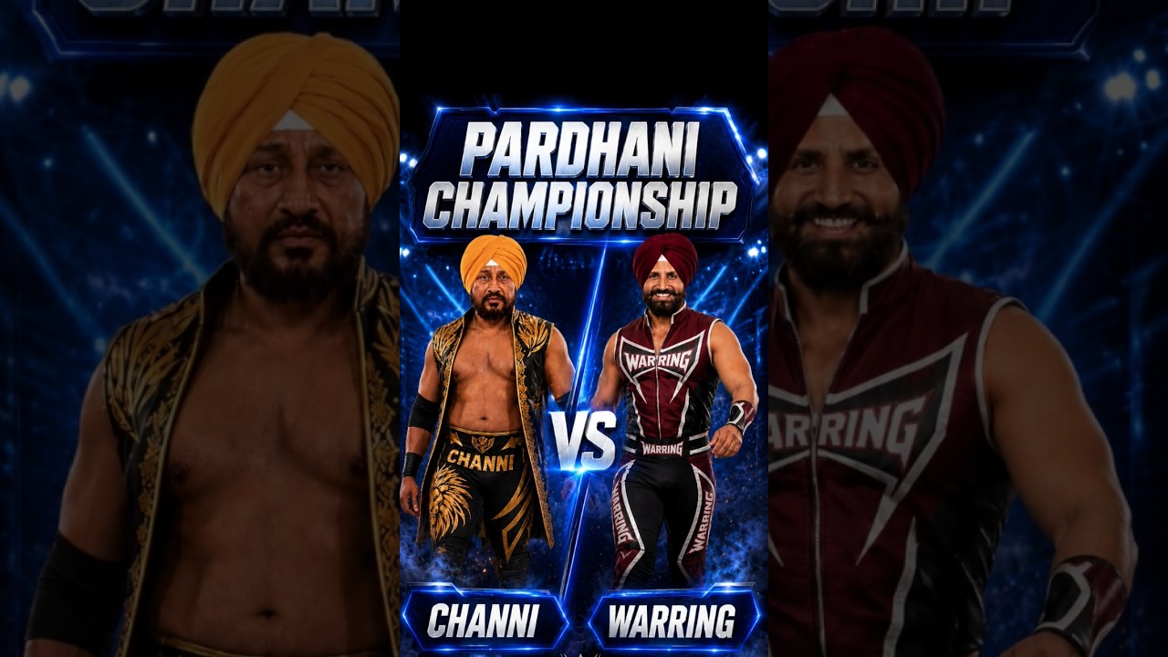 Raja Warring vs Charanjit Singh Channi 😂 | WWE Style Fight | Punjab Congress Funny Video | Viral