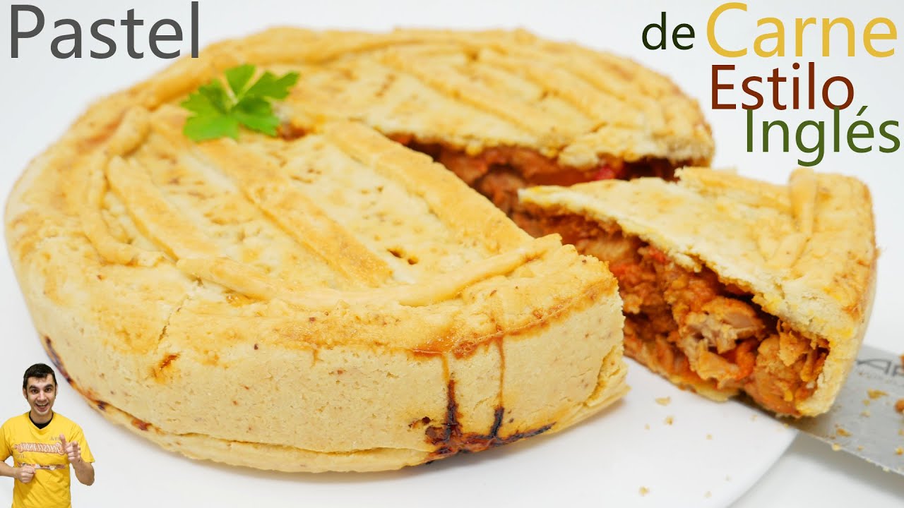 PASTEL de CARNE estilo INGLÉS 🥧🍖🍗 (torta de carne y tomate al horno)🥧🍖🍗