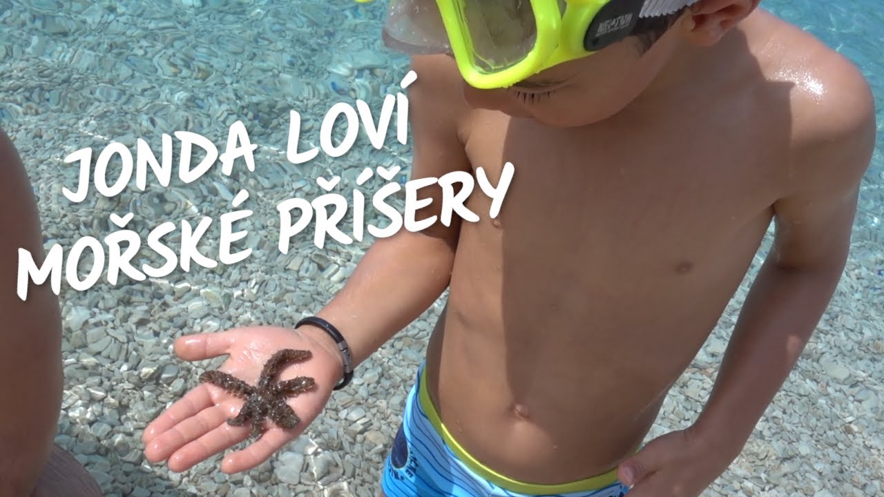 JONDA LOVÍ MOŘSKÉ PŘÍŠERY 🦑 CHORVATSKO PODGORA 2022🌴