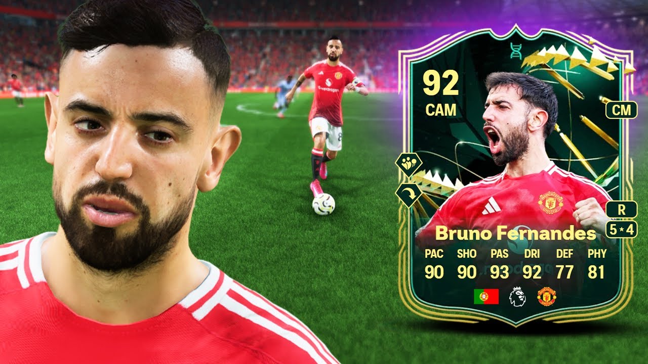 92 CERTIFIED MAGICIAN EVOLUTION BRUNO FERNANDES PLAYER REVIEW | FC 25 ULTIMATE TEAM