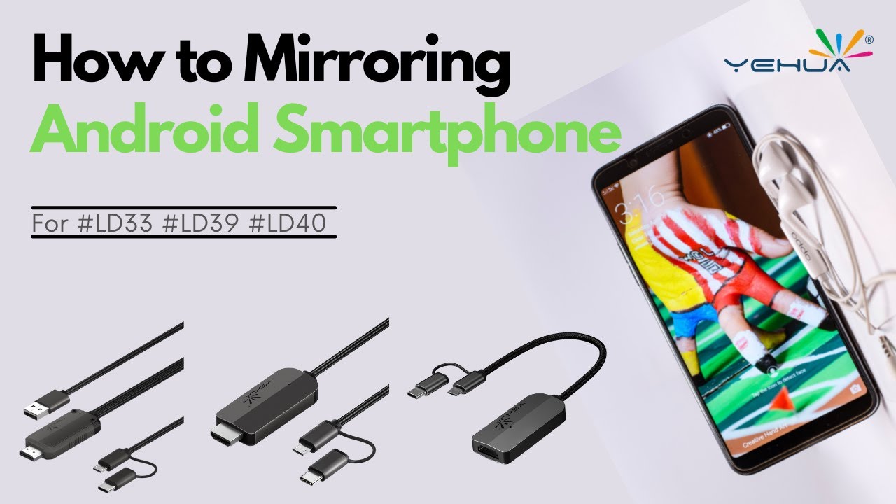 【USB C/Micro USB на HDMI】Руководство #HDMI #Android #беспроводноепроецирование #usbc #microusb #Yehua