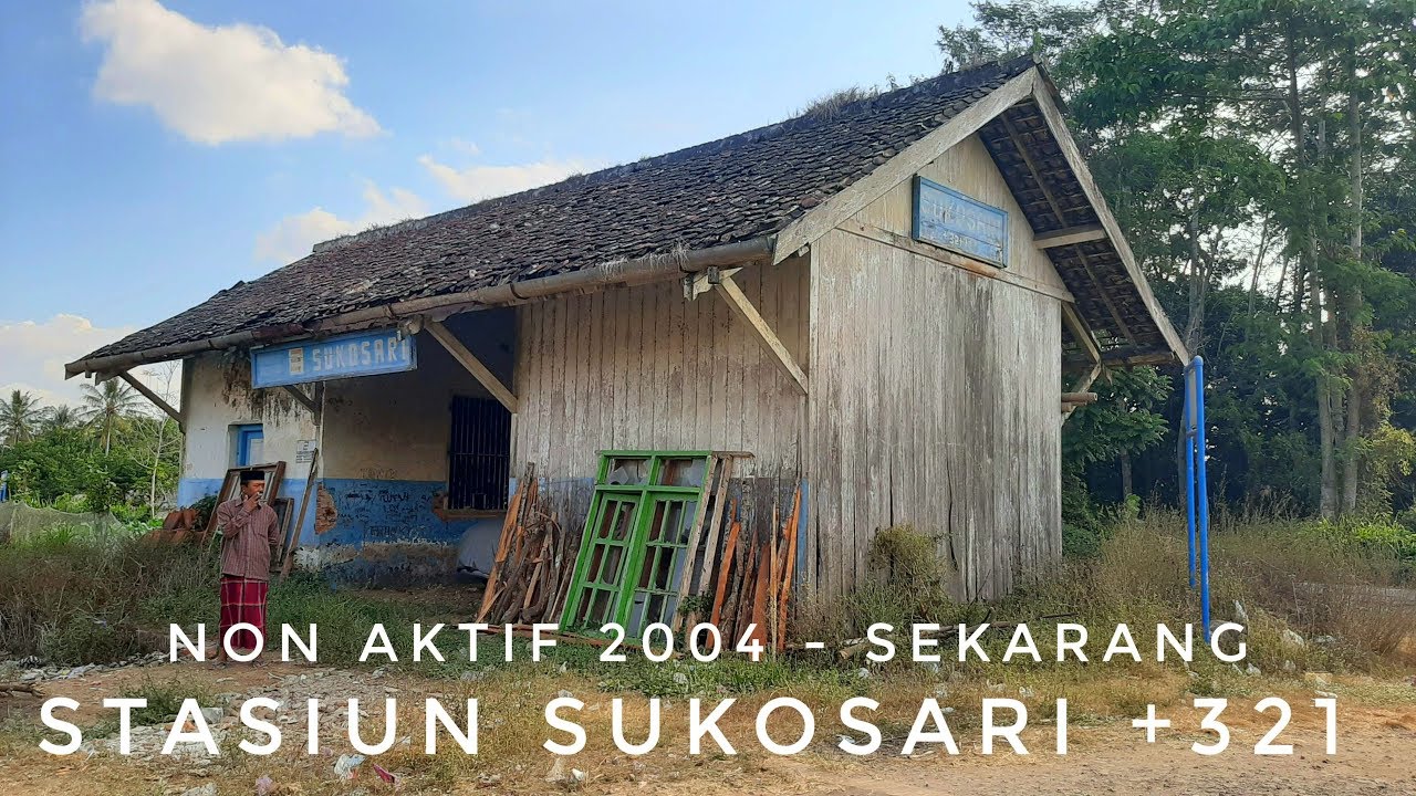Baru 15 Tahun Non Aktif,Beginilah Nasib Stasiun Sukosari Jalur KA Kalisat - Panarukan.