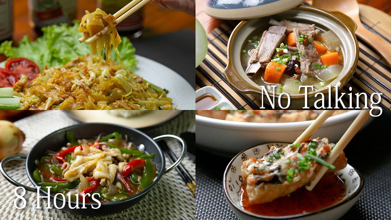 Gentle ASMR Chinese Cooking for Relaxation, Sleep, and Satisfying Experience 🌙🥢💤