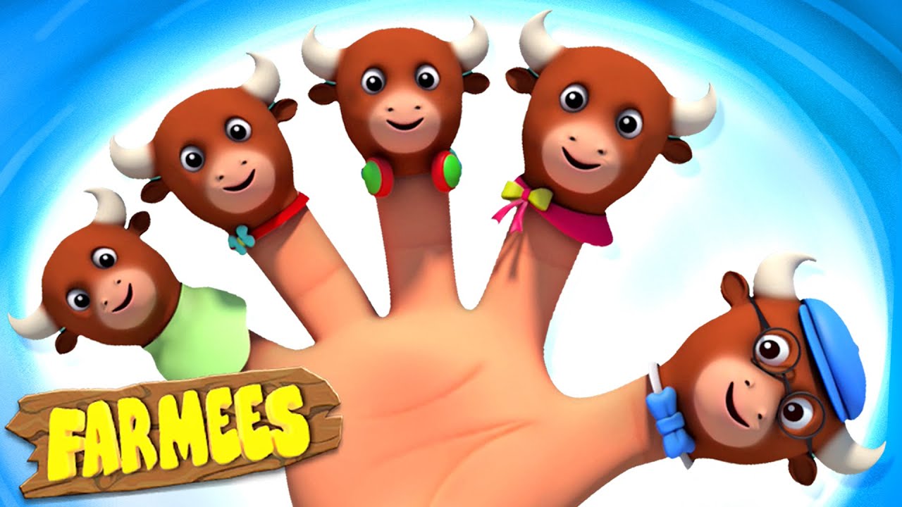 Animals Finger Family | nursery rhymes and kids songs for toddlers by farmees