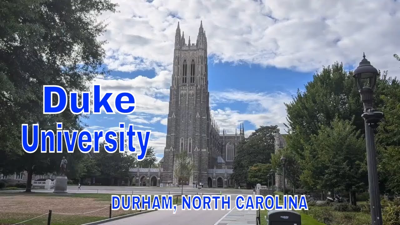 Visiting Duke University's chapel and botanical gardens - Durham, North Carolina