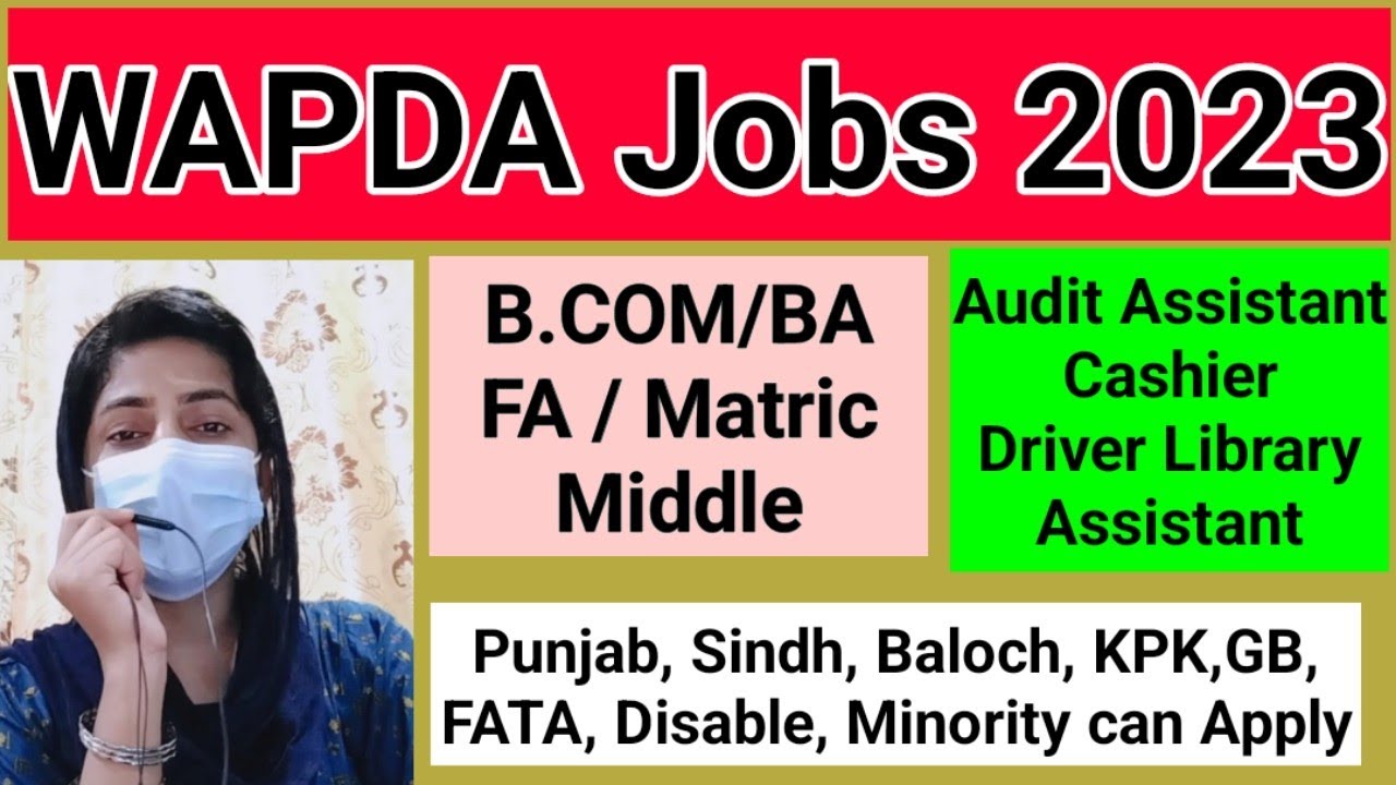 WAPDA Jobs 2023 I How to apply? I Male & Female I FA MATRIC I Sanam Dilshad