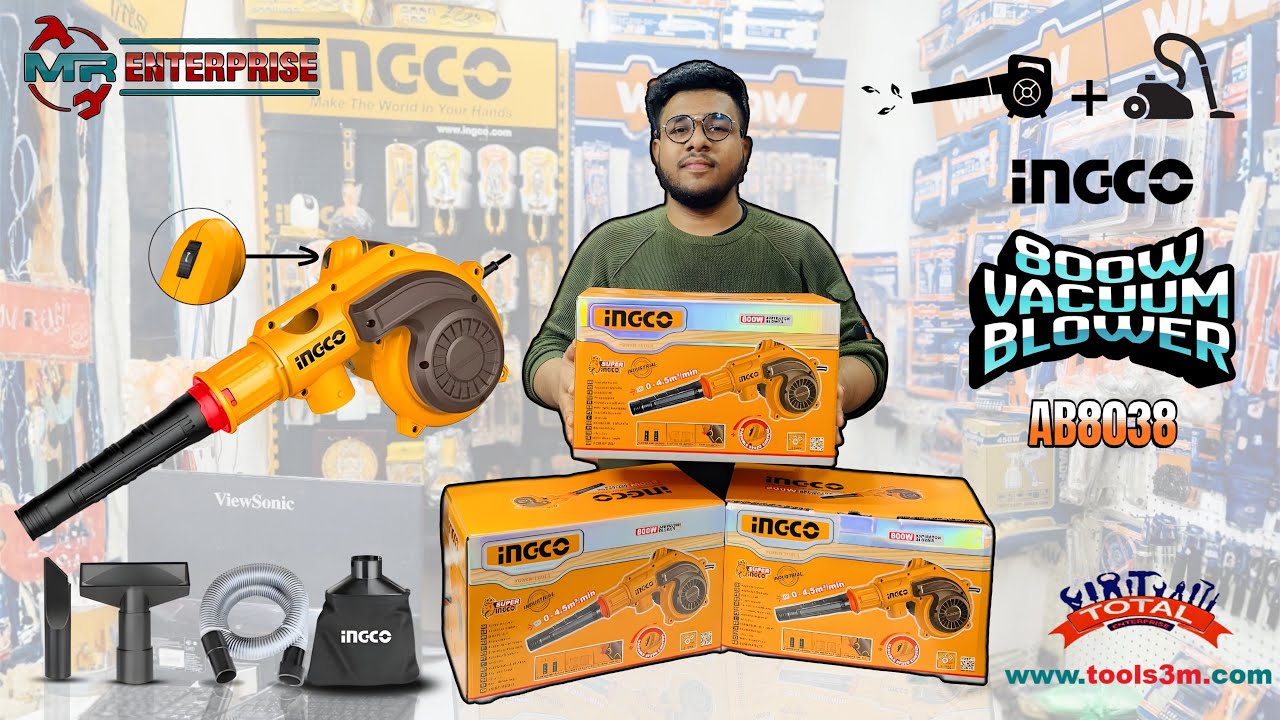 Want Powerful Air Flow? Check Out INGCO AB8038 800W Blower