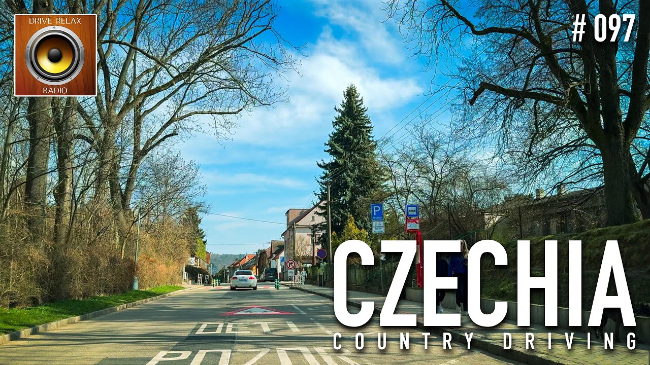 Scenic Czech Countryside Drive – From Prague to the East via Říčany 🇨🇿 4K HDR