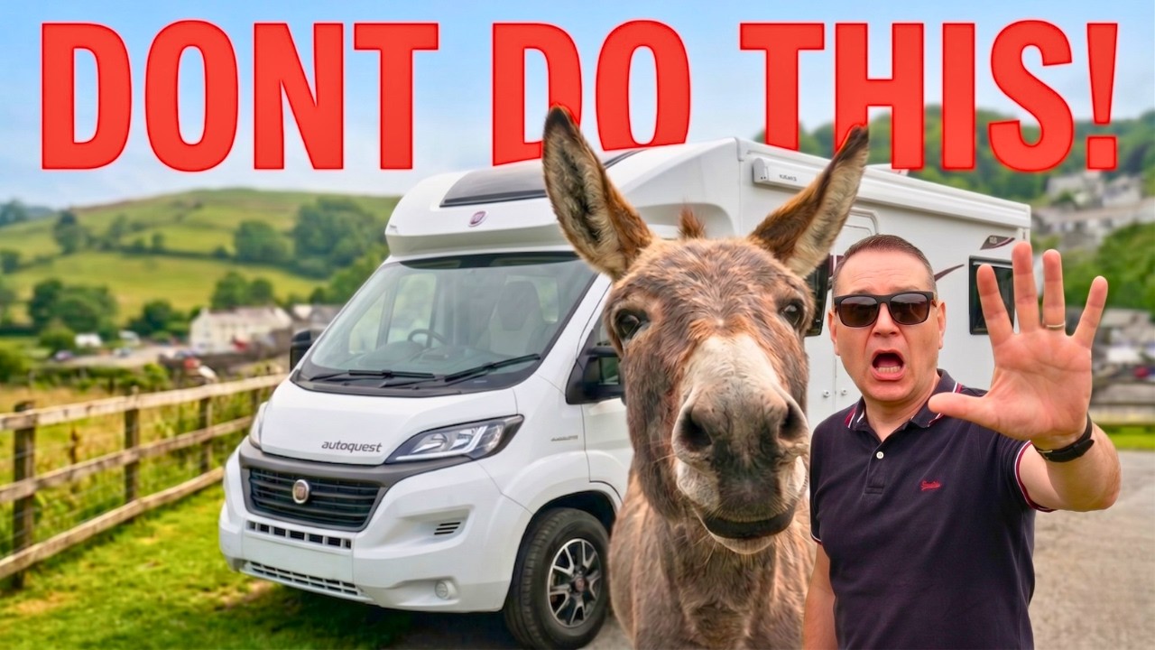 THEY STOPPED US!! | Clovelly Devon Motorhome Trip VANLIFE UK
