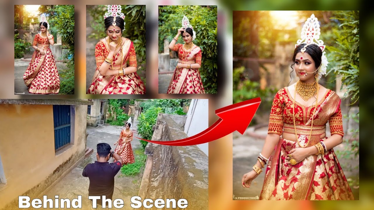 ।। Outdoor Bridal Photoshoot ।। Behind The Scene ।।Nikon d 5600 with 50 mm।। Rk vlogs & lifestyle ।।