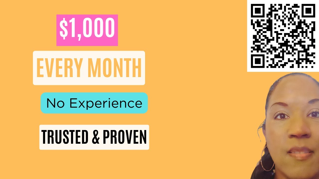 Make $1,000 Every month!  No experience required - Tried & Trusted
