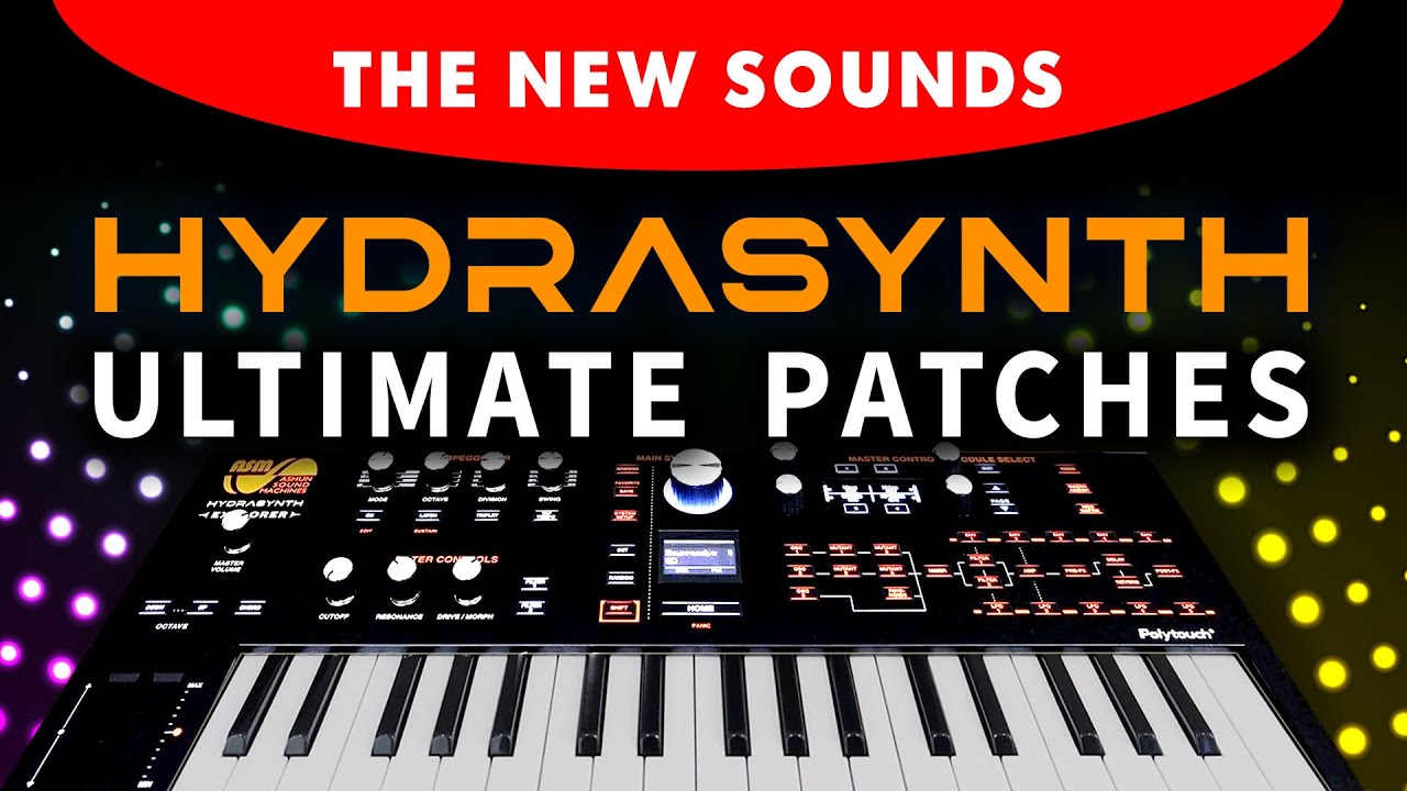 NEW #HYDRASYNTH PRESETS: The 300 New Patches [Sounds Demonstration]