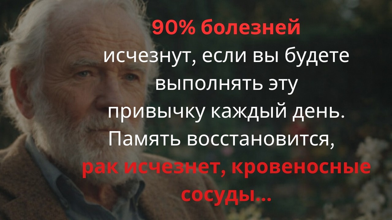 Привычка номер 1, которая защищает вашу память, предотвращает рак и очищает кровеносные сосуды.