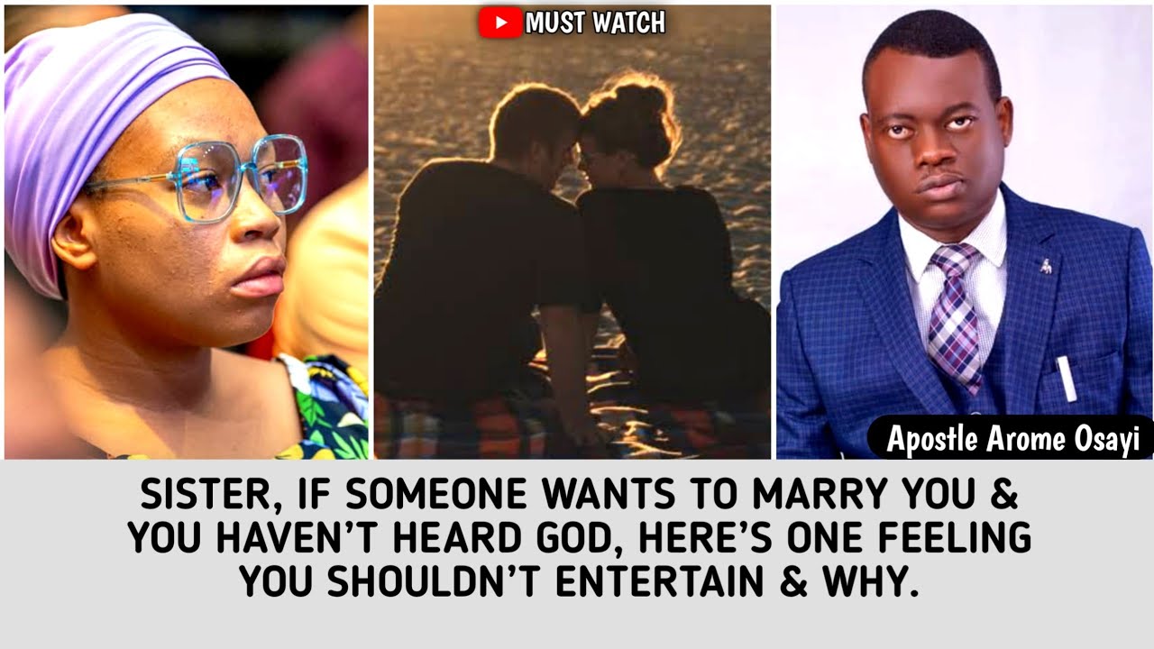 Если кто-то хочет жениться на тебе, а ты не слышал об этом от Бога, не поддавайся этому чувству _...