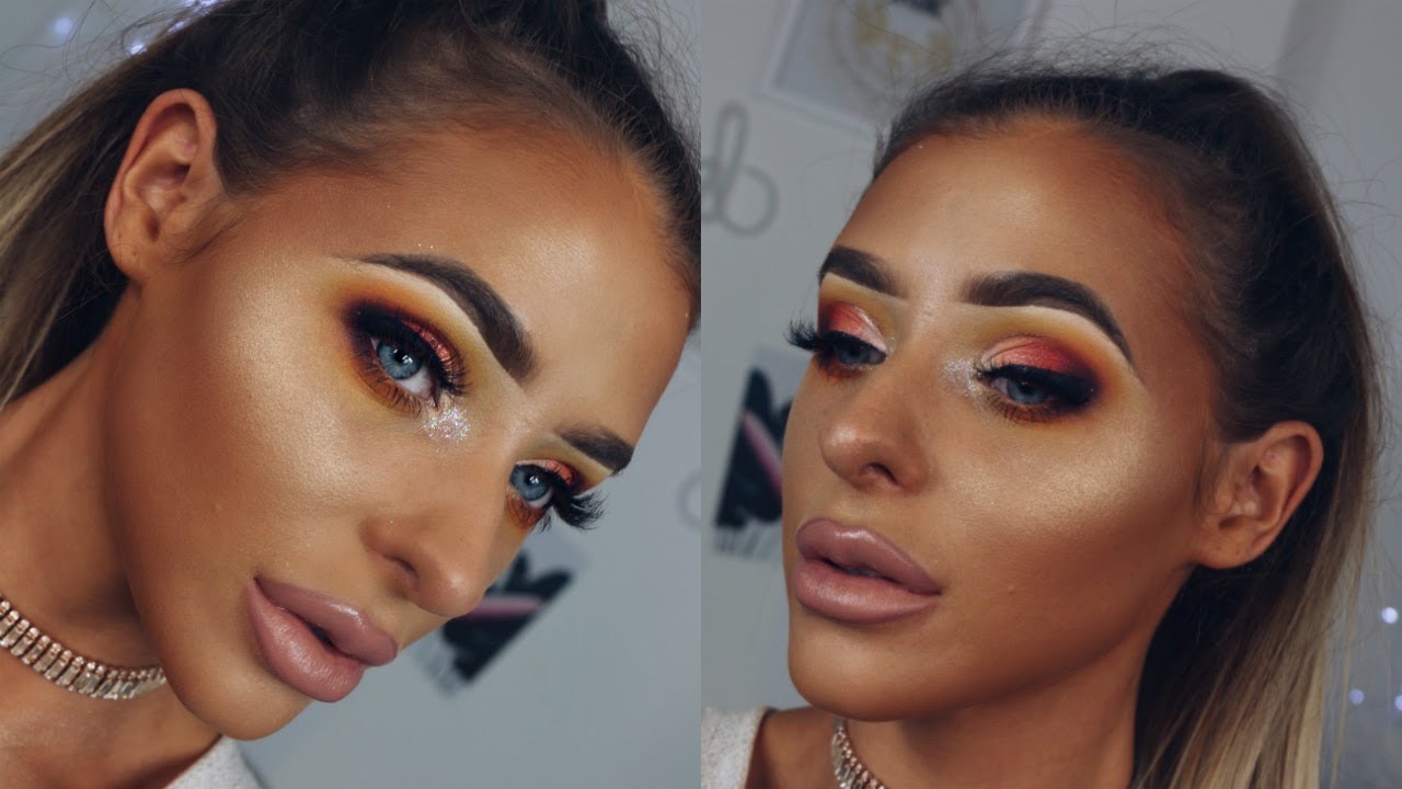 SPEEDY GRWM: SUNSET EYES + BRONZED SKIN