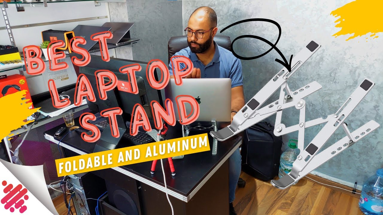 Meilleur table de Pc Portable Pliable (Laptop Stand Foldable) en Aluminium au Maroc حامل الحاسوب