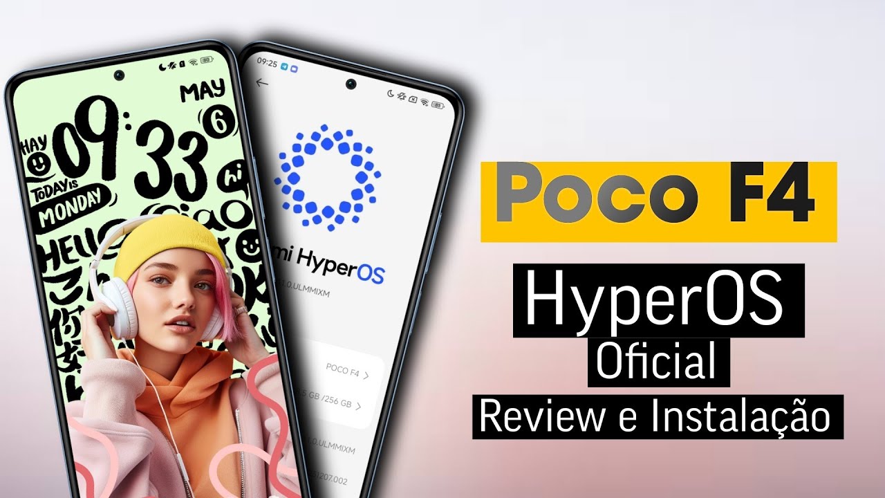É Oficial - HyperOS Android 14 - POCO F4 - 10+ Novos Recursos - Instalação e Review Completo