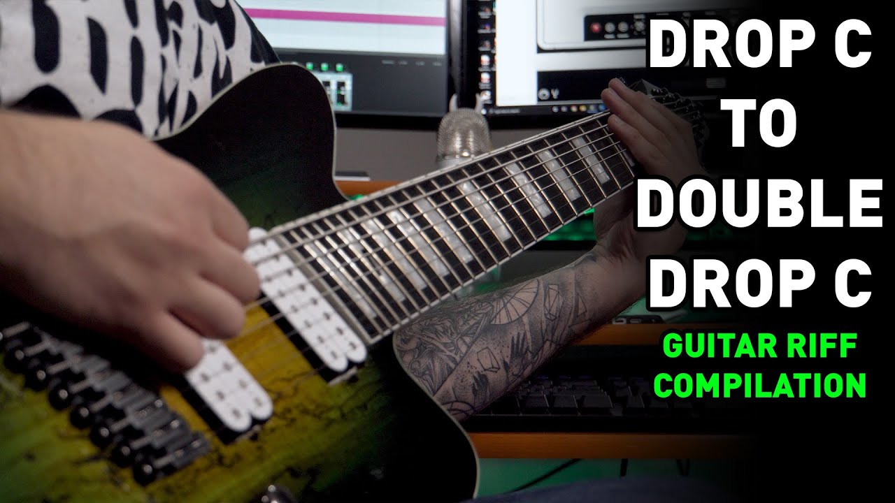 Drop C To Double Drop C, And Everything In Between (6 String to 8 String Guitar Riff Compilation)