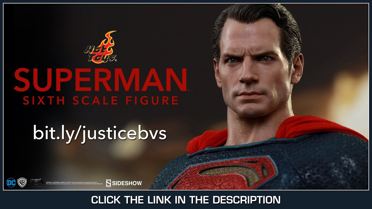 Batman V Superman Hot Toys Superman Movie Masterpiece 1/6 Scale Figure Sideshow Exclusive Review