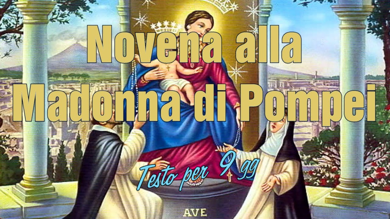 Novena alla Madonna di Pompei - Testo Unico per 9 giorni