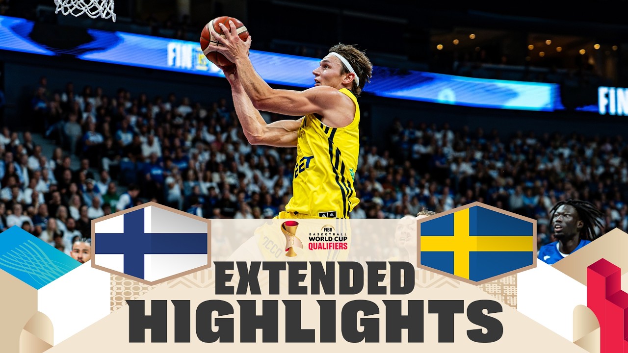 Finland 🇫🇮 v Sweden 🇸🇪 | Extended Highlights | FIBA Basketball World Cup 2027 European Qualifiers