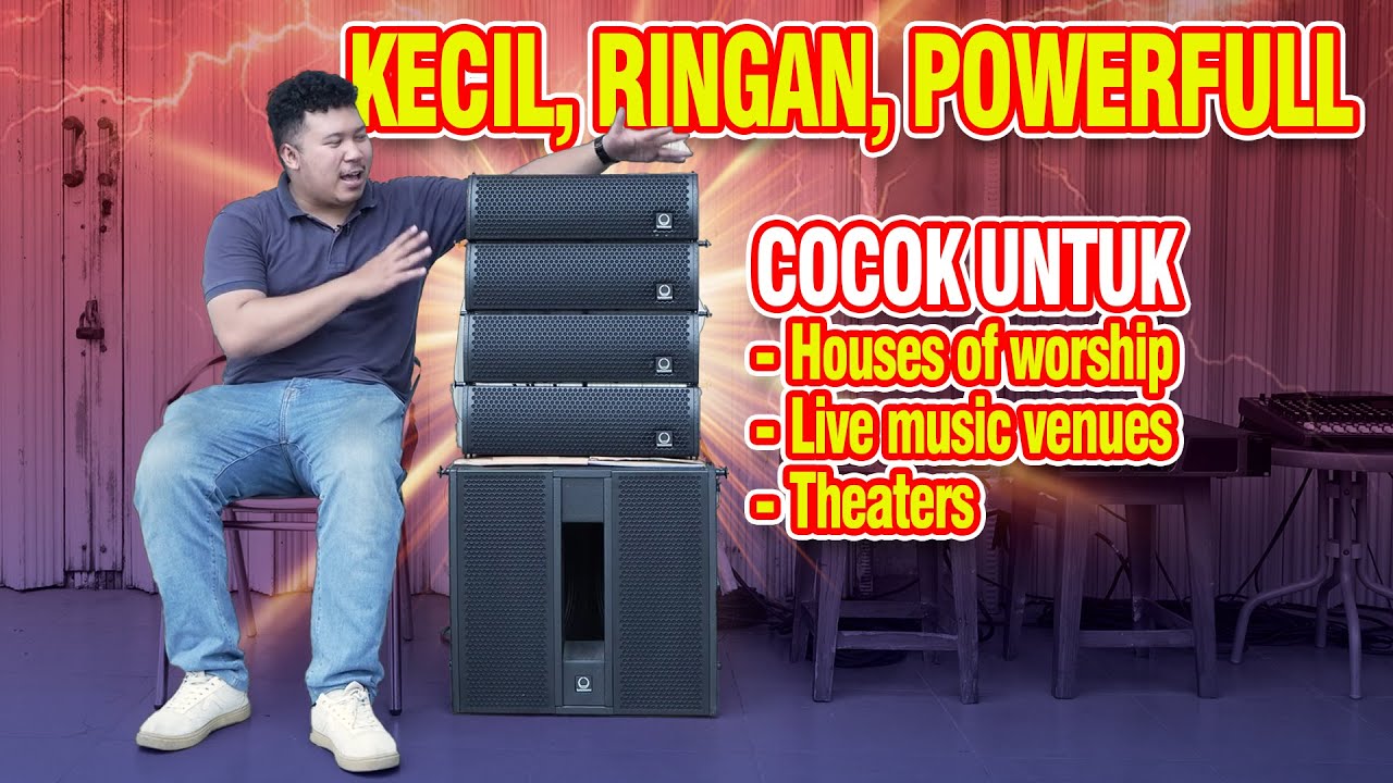GAK NYANGKA SPEAKER LINE ARRAY SE-KECIL INI POWERFULL BANGET | REVIEW TURBOSOUND TLX 43 & TLX 212L