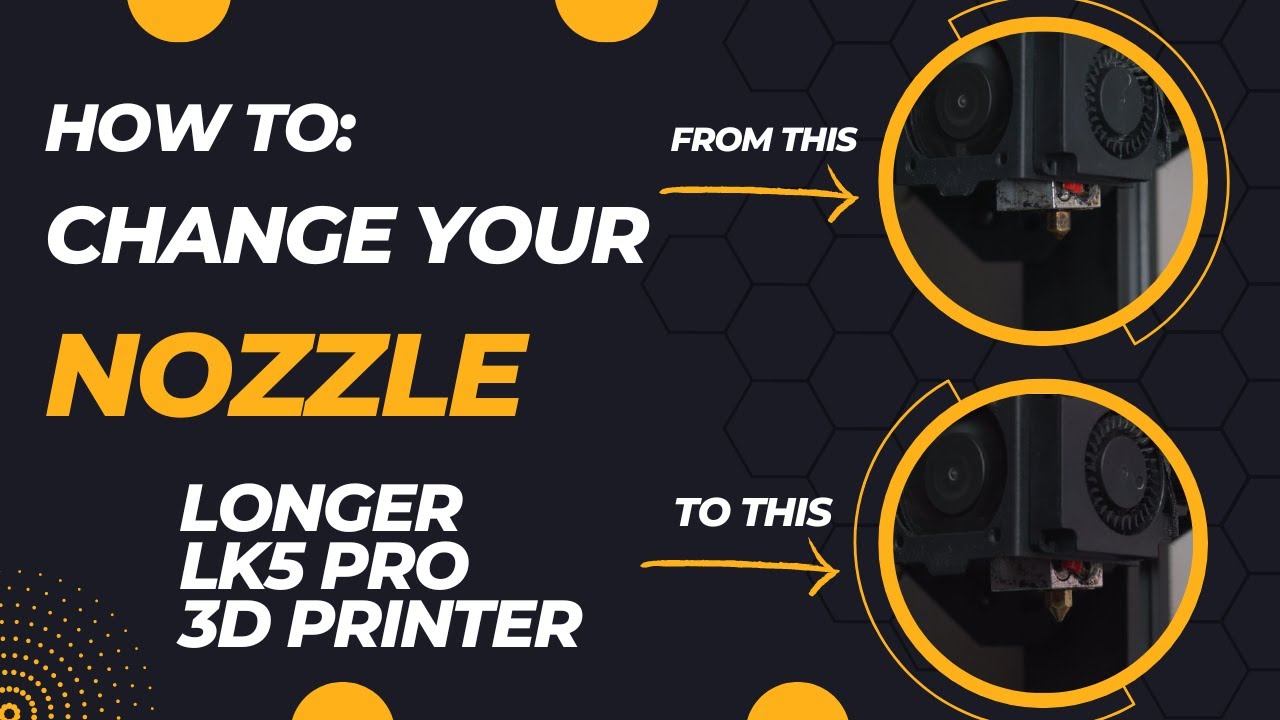 How To Replace the Nozzle on the Longer LK5 Pro 3D Printer