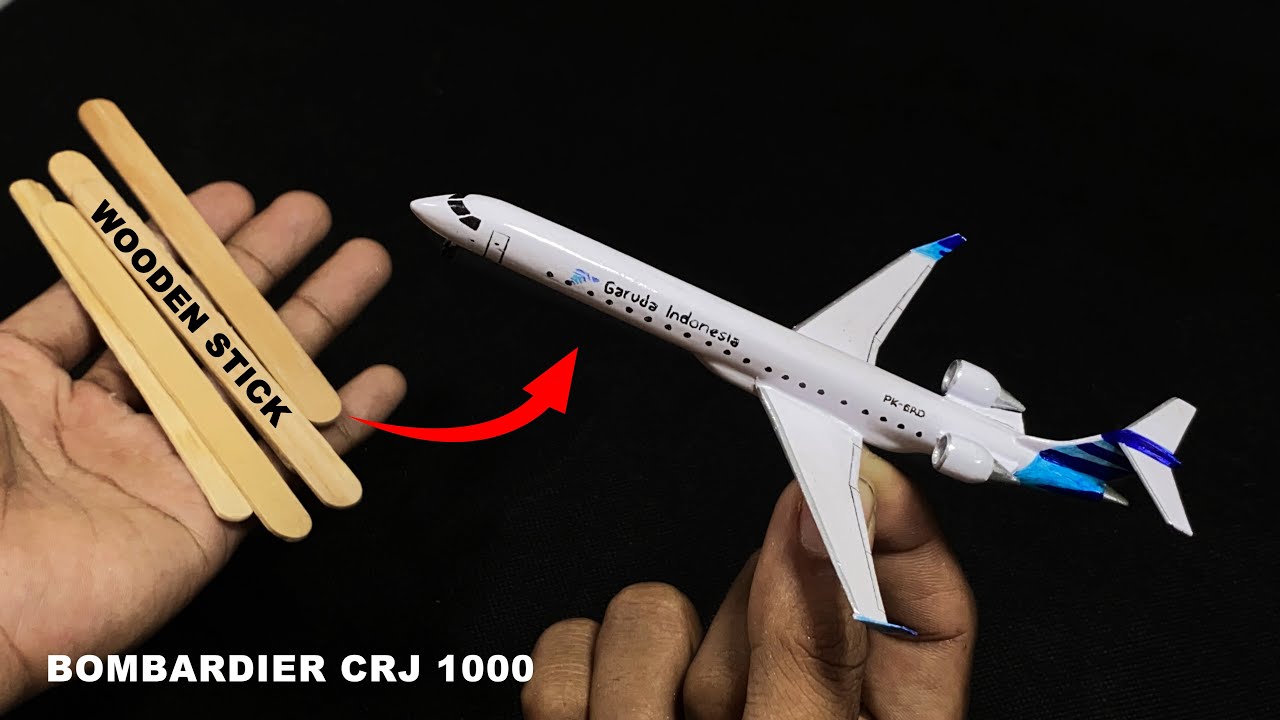 Bombardier CRJ 1000 Garuda Indonesia | making an aeroplane model
