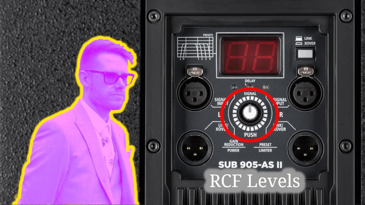 RCF Art 7 Series 732 & RCF 905 AS-II Sub (8003) Levels & How I Set Mine