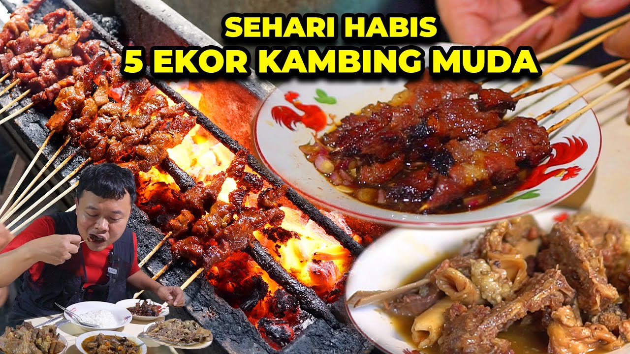 SATE KAMBING TERMURAH, GAK SAMPE 5 JAM SUDAH LUDES!