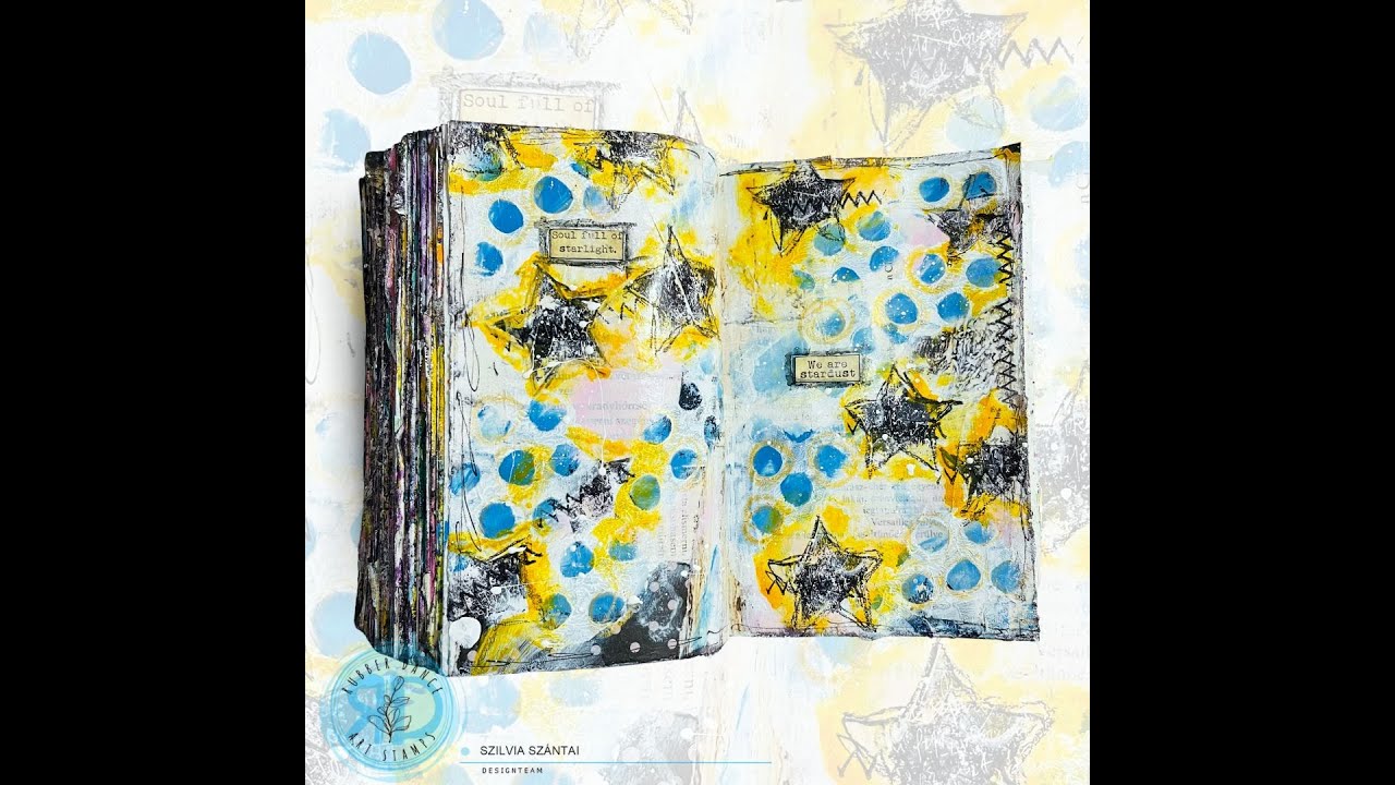 Art journal process video #141