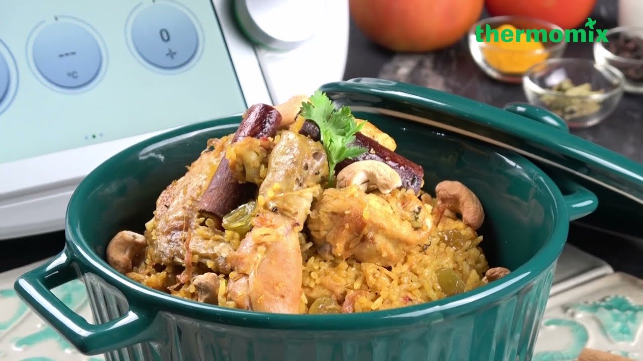 Thermomix&reg; Recipes - Chicken Biryani Rice