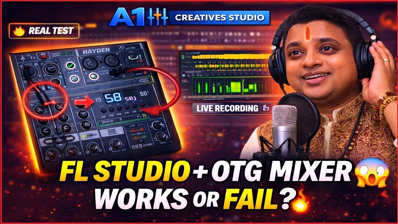 FL STUDIO WITH HAYDEN OTG MIXER  | full Review and Testing | MUST WATCH