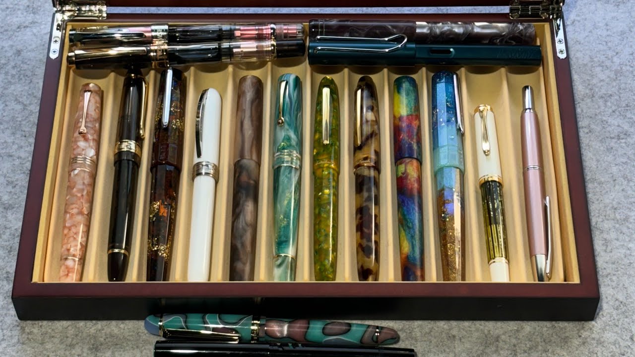 August 2024 Currently Inked Fountain Pens