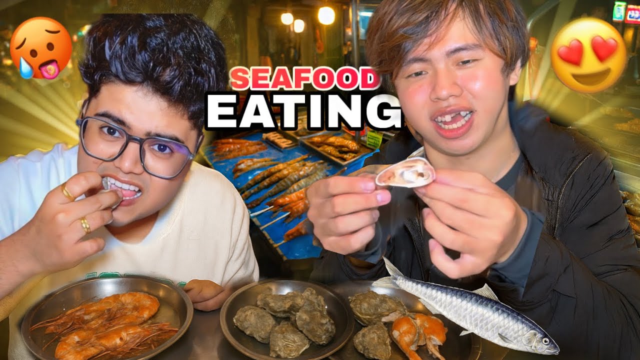 Eating Unique Style Seafood In Taiwan 🇹🇼🤯|Kanda Lovers 
