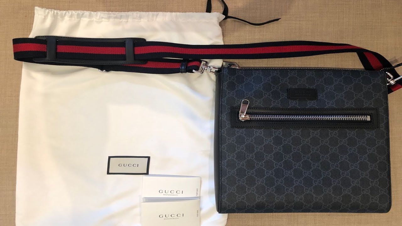 Gucci GG Supreme Messenger Bag Unboxing