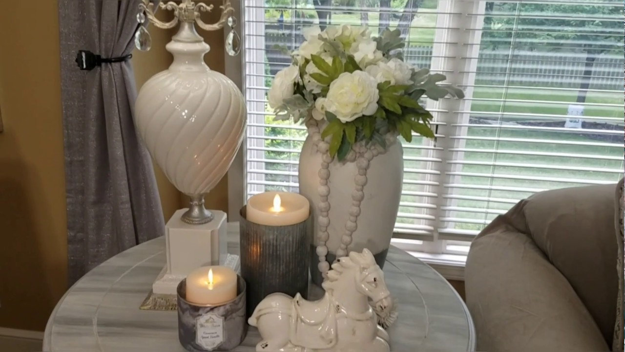 Tips & Ideas on Decorating A Side Table/Quick Tip Wednesday