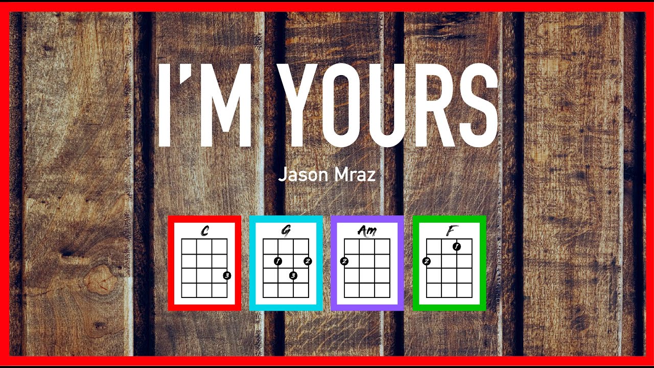 🎩 I'M YOURS (Jason Mraz) - Cover Ukulele Play-Along