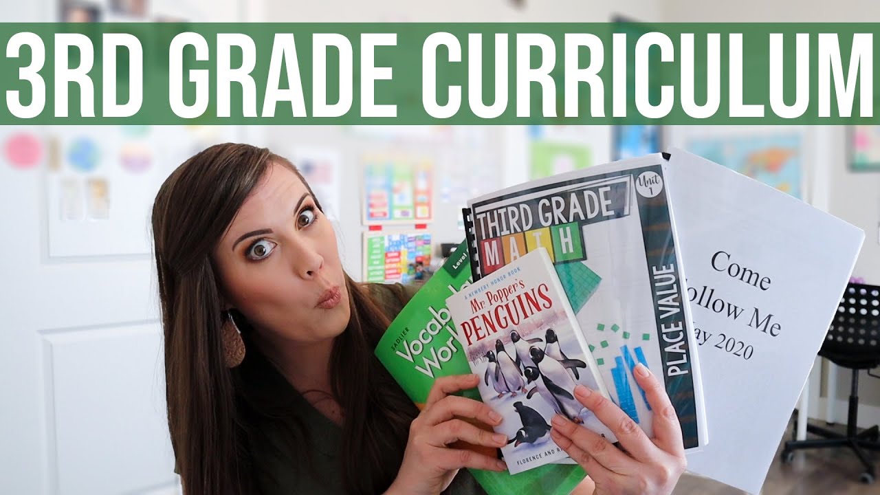 3rd Grade Homeschool Curriculum 2020-2021