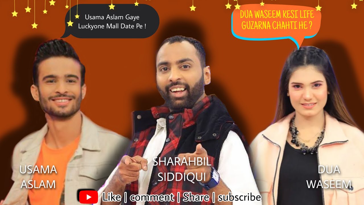 Dua Waseem Kis Ki Tarah Jeena Chahti He | Usama Aslam LUCKYONE MALL Me Date Martay Huey Pakray Gaye
