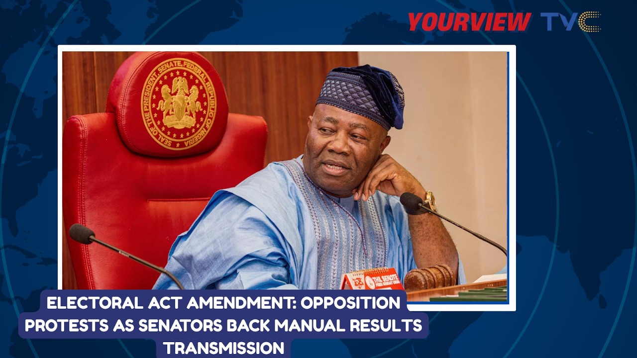 Electoral Act Amendment: Opposition protests as senators back manual results transmission